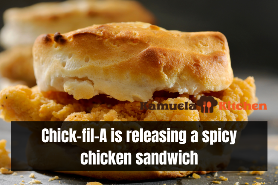 Chick-fil-A is releasing a spicy chicken sandwich